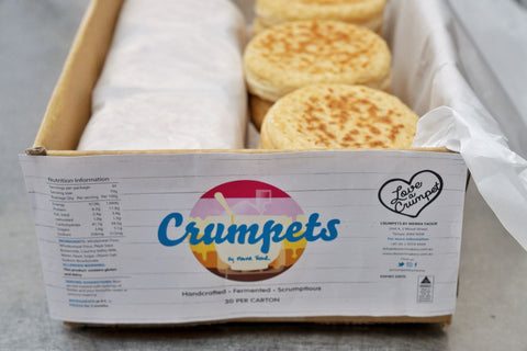 Vegan Crumpets 30 x 60g Crumpets Crumpets By Merna 