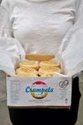 Traditional Crumpets 30 x 60g Crumpets Crumpets By Merna 