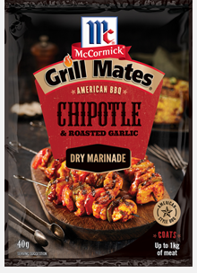 McCormick - Grill Mates Chipotle & Roasted Garlic Dry Marinade 40g x 12