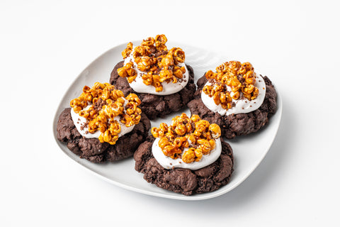 Little Secrets Bakehouse - GF Chocolate, Marshmallow & Caramel Popcorn Loaded Cookies 130g x 6