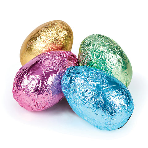 Chocolatier - Foiled Milk Eggs Assorted Colours 100g x 12