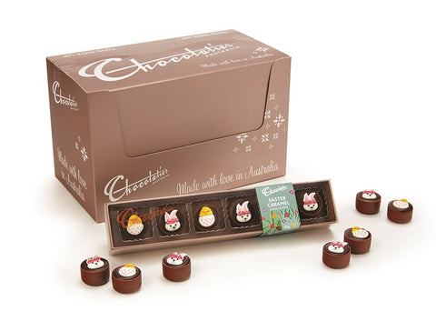 Chocolatier - Easter Caramels 6 Pack 80g x 12