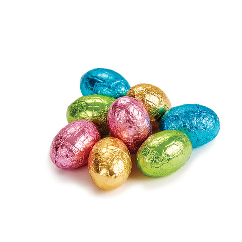 Chocolatier - Milk Chocolate Mini Eggs Assorted Foil - Bulk Approx. 800