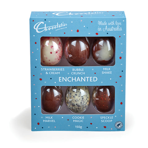 Chocolatier - Enchanted 6 Pack Egg Selection 150g x 12