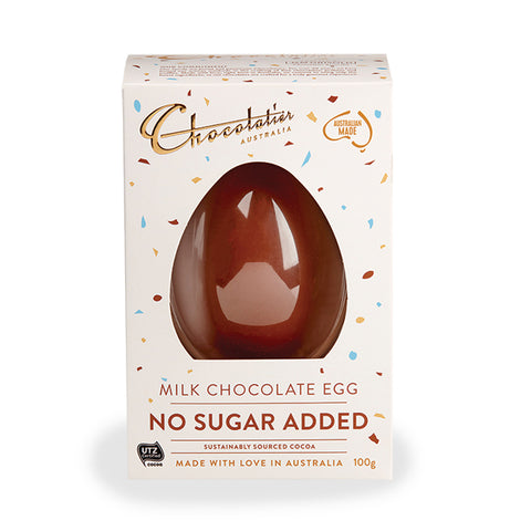 Chocolatier - No Added Sugar Milk Chocolate Egg 100g x 6