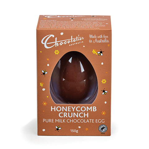 Chocolatier - Honeycomb Milk Chocolate Egg 150g x 6 (EXP SEPT 23)