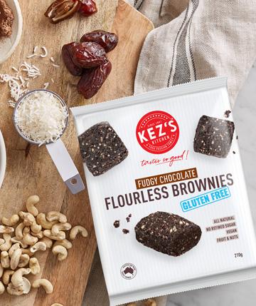 Kez's Kitchen - Retail Pack - Gluten Free & Dairy Free Chewy Flourless Brownies 210g x 6