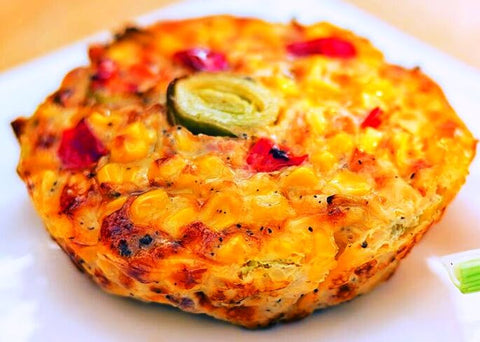 Posh Foods - Bacon, Corn & Leek Frittata (Cocktail Size) x 12