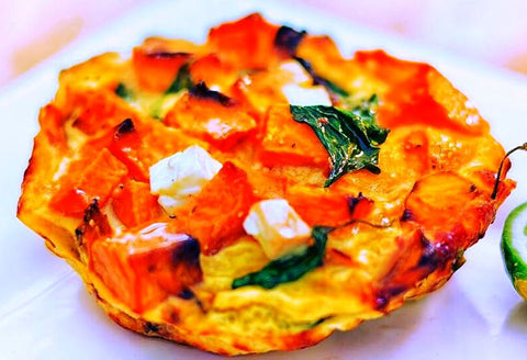 Posh Foods - Pumpkin & Feta Frittata (Cocktail Size) x 12