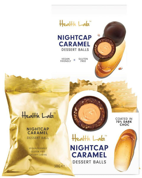 Health Lab - Nightcap Caramel Raw Dessert Balls 30g x 12