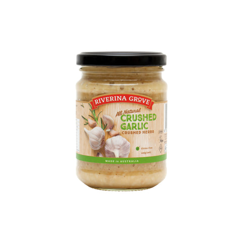 Riverina Grove - Crushed Garlic 240g x 6 (GF)