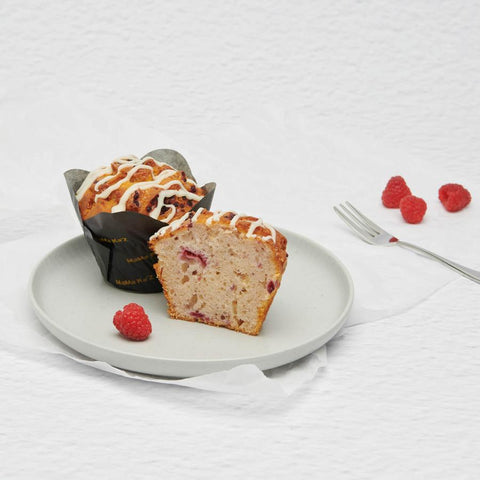 Mama Kaz- Raspberry White Choc Muffins 150g x 6