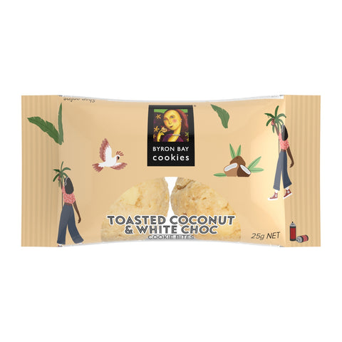 Byron Bay Cookie Company - Twin Pack Toasted Coconut & White Choc Cookies x 100