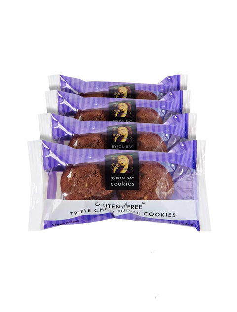 Byron Bay Cookie Company - Twin Pack Gluten Free Triple Choc Fudge Cookies x 100