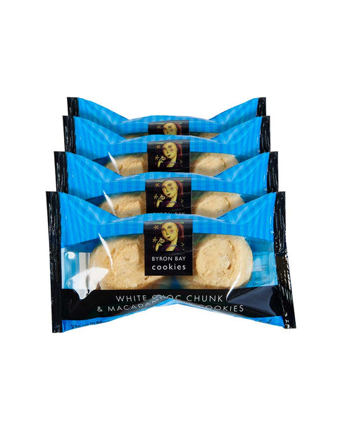 Byron Bay Cookie Company - Twin Pack White Choc & Macadamia Nut Cookies x 100