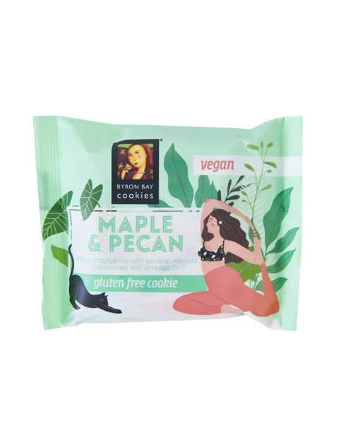 Byron Bay Cookie Company - Individually Wrapped Gluten Free Vegan Maple Pecan x 12