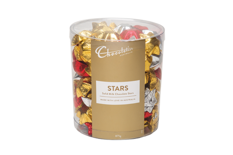 Chocolatier - Stars Assorted Foil Milk Chocolate x 875g (Approx. 125) (EXPIRY - JAN. '25)