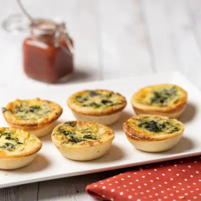 Ivan's Pies - Party Spinach & Cheese Quiche x 60