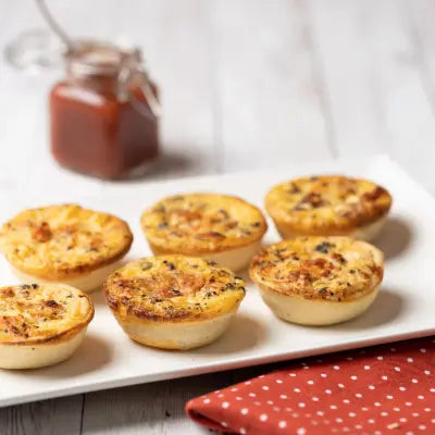 Ivan's Pies - Sundried Tomato, Basil & Feta Party Quiche x 60