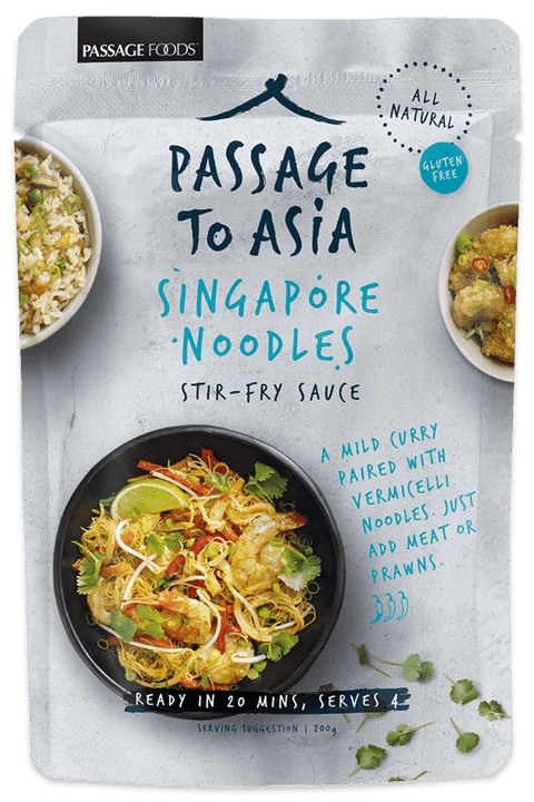 Passage Foods - Singapore Noodles Stir Fry Sauce 200g x 8