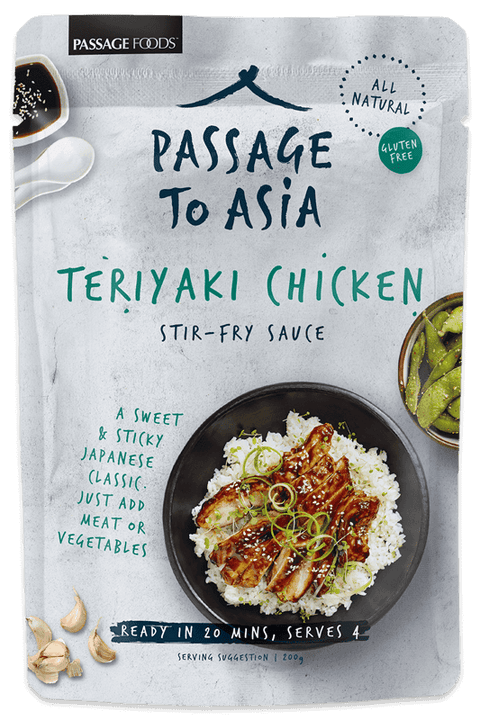 Passage Foods - Teriyaki Chicken Stir Fry 200g x 8