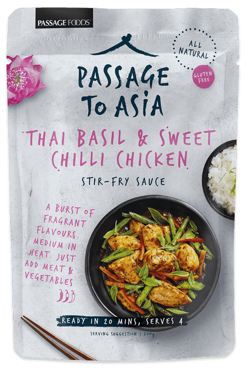 Passage Foods - Thai Basil & Chilli 200g x 8