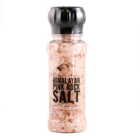 HBC Trading - Pink Rock Salt with Grinder Himalayan Salt – 200g x 12